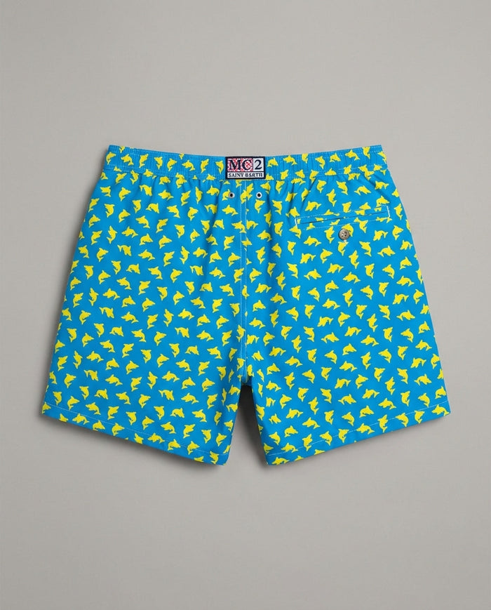 Costume Uomo Stampa Shark | Mc2 Saint Barth Mc2 Saint Barth