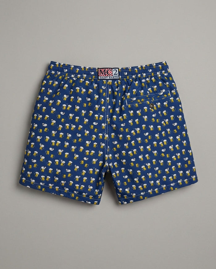 Costume Uomo Mc2 Saint Barth | Stampa Birra Mc2 Saint Barth