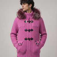 Giacchetto Bark Fucsia con Pelliccia | Uomo Donna