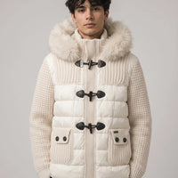 Bark Bianco con Pelliccia | Piumino Unisex | Uomo e Donna Bark