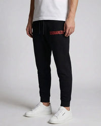 Pantaloni Dsquared2 | Logo DSQ2 | Nero | Outlet Dsquared2