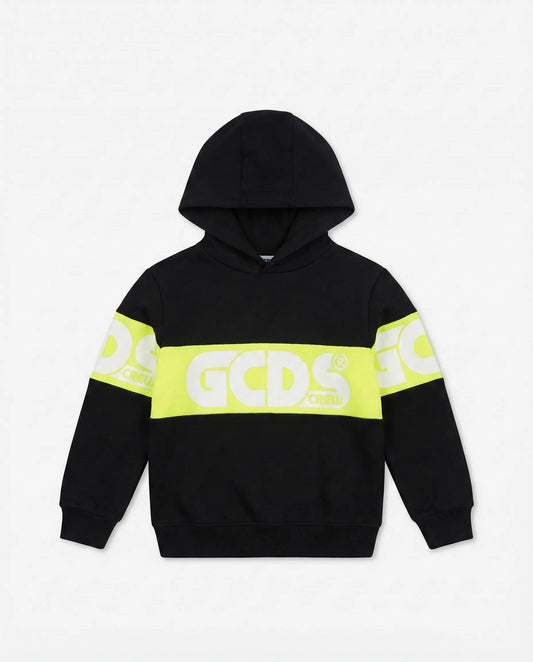 FELPA GCDS FLUO NERO GCDS