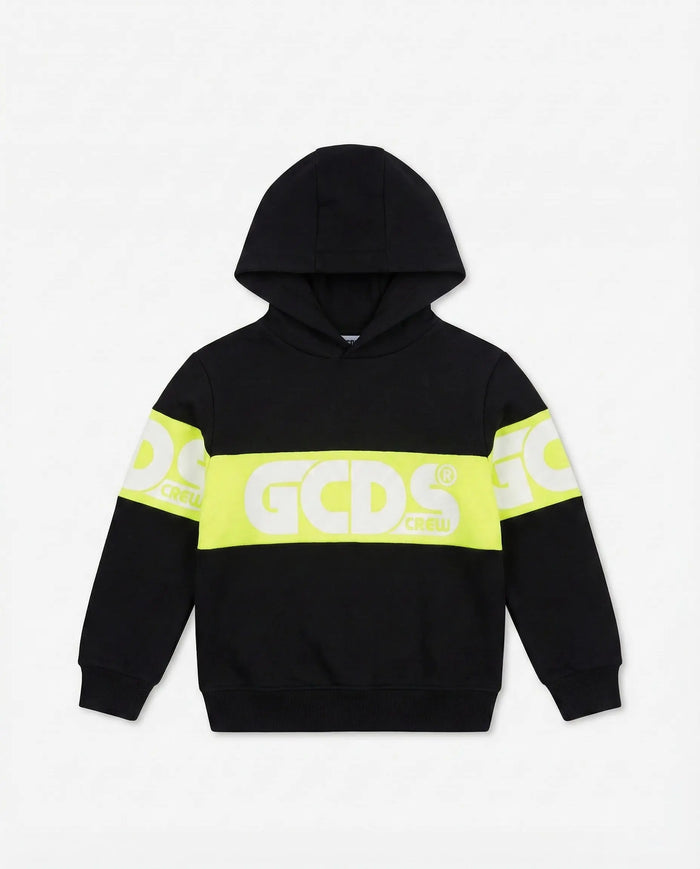 FELPA GCDS FLUO NERO GCDS