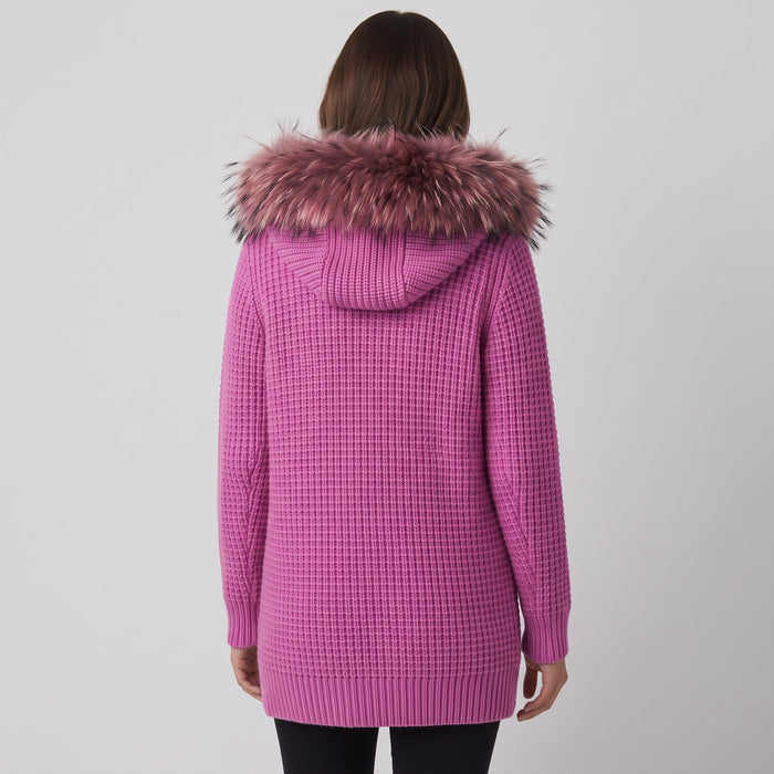 Giacchetto Bark Fucsia con Pelliccia | Uomo Donna