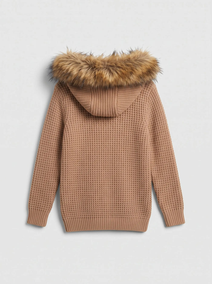 Giacchetto Bark Camel con Pelliccia | Uomo Donna