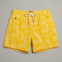 Costume da Bagno Uomo Mc2 Saint Barth | Stampa Bandana giallo Mc2 Saint Barth