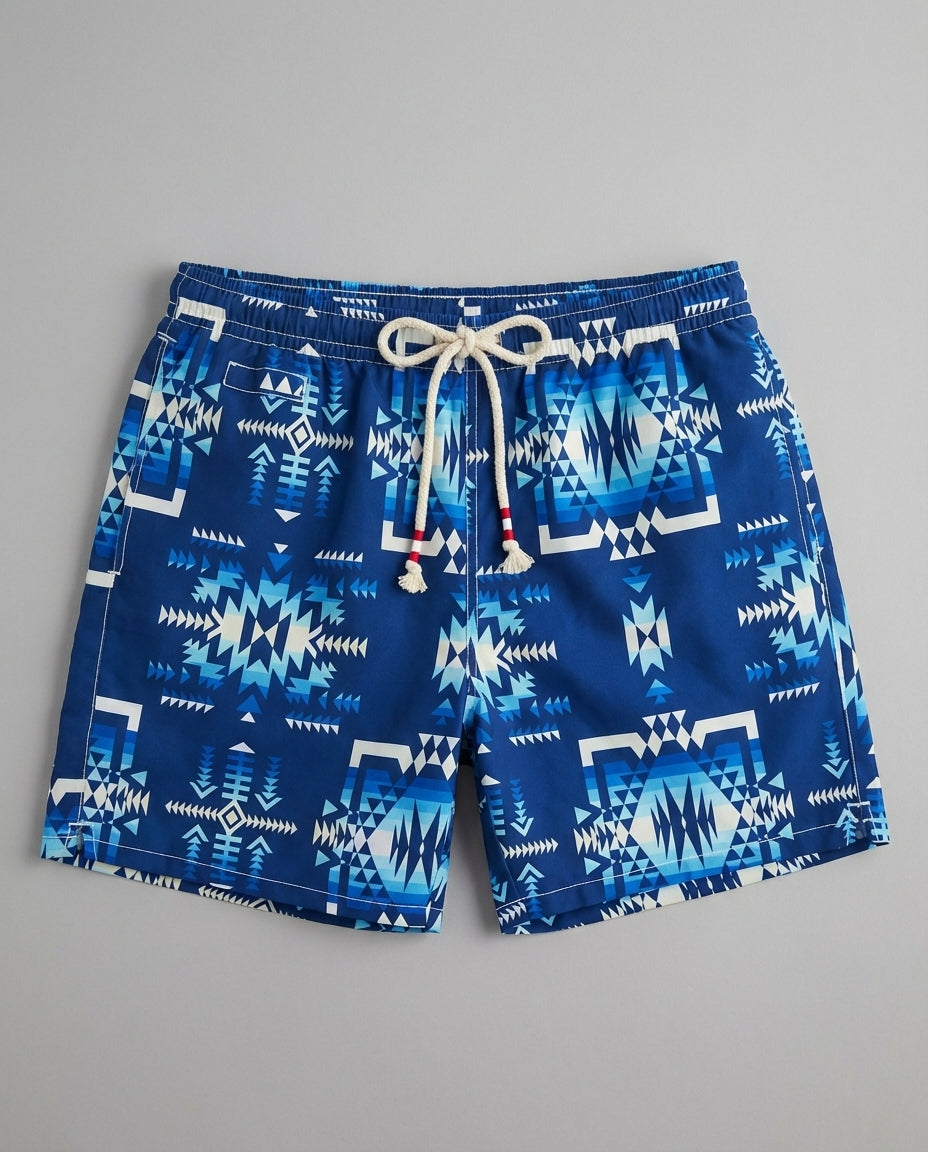 Costume Uomo Mc2 Saint Barth | Texture Blu Mc2 Saint Barth