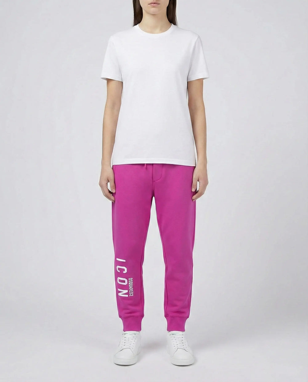 Pantaloni Dsquared2 Donna | Logo Icon | Fucsia Dsquared2