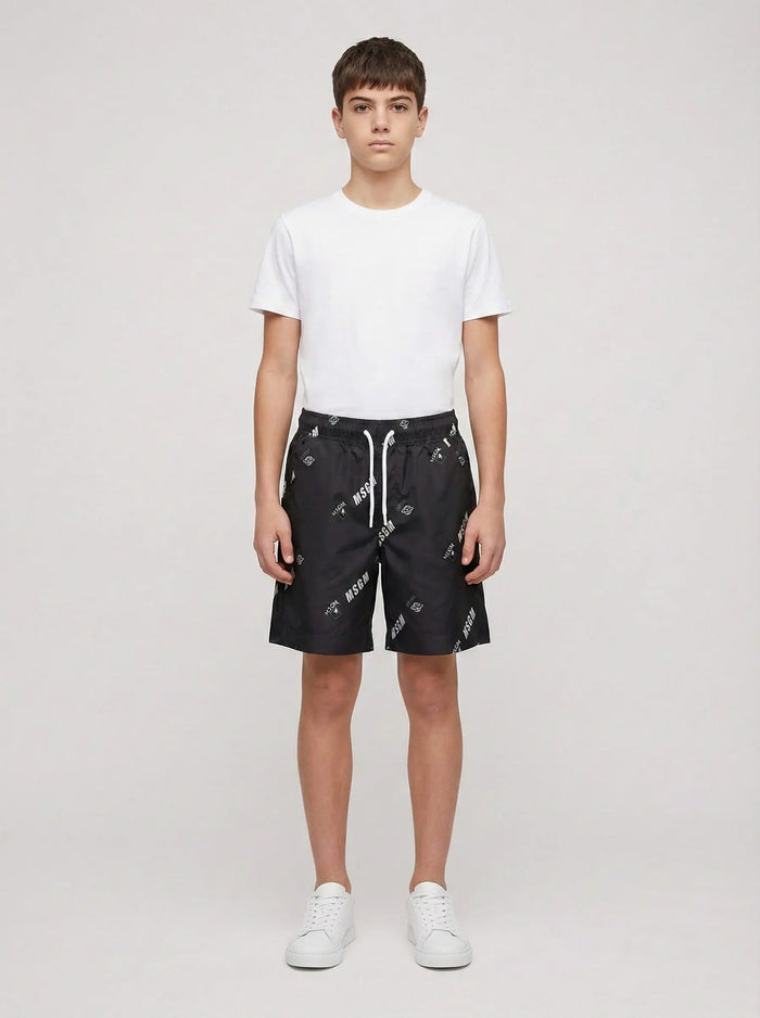 Costume Msgm | Modello Boxer | Nylon | Nero | Prezzo Outlet MSGM