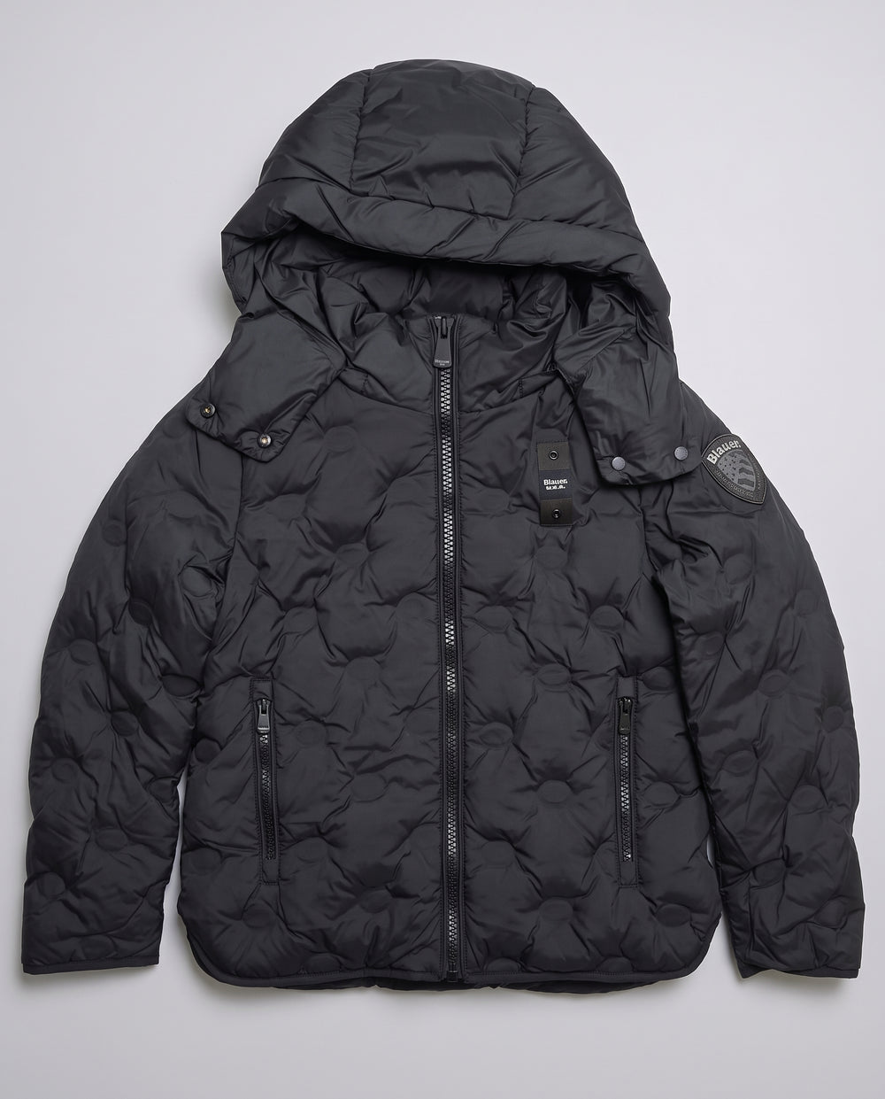 Giubbotto Blauer Kids nero da bambina 8 anni – fronte