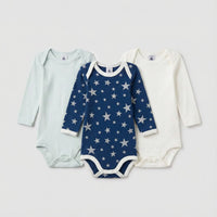SET 3 BODY MANICA LUNGA PETIT BATEAU Petit Bateau