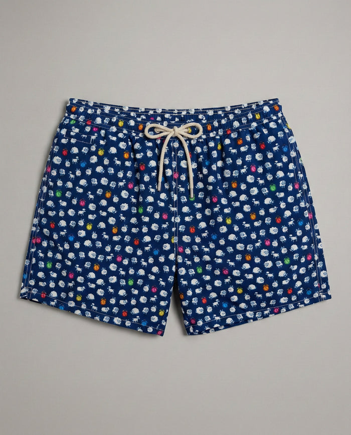 Costume Uomo Mc2 Saint Barth | Stampa Pecore Mc2 Saint Barth