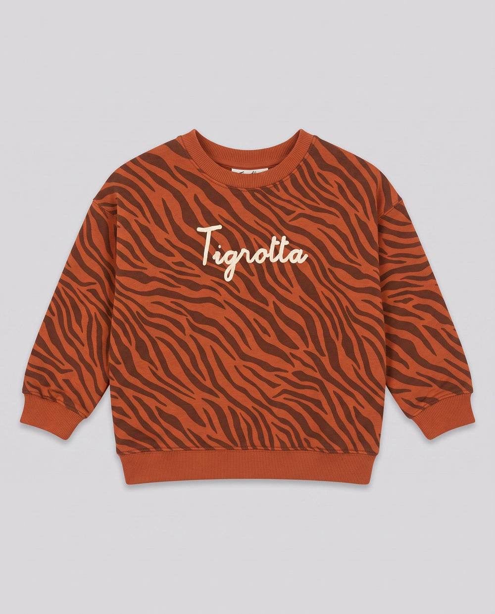 Felpa Saint Barth Kids Tiger Tigrotta – fronte
