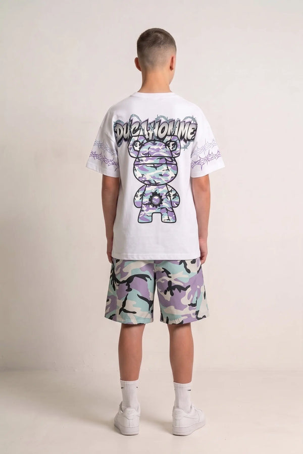 T Shirt Duca Homme Bambino Stampa Teddy