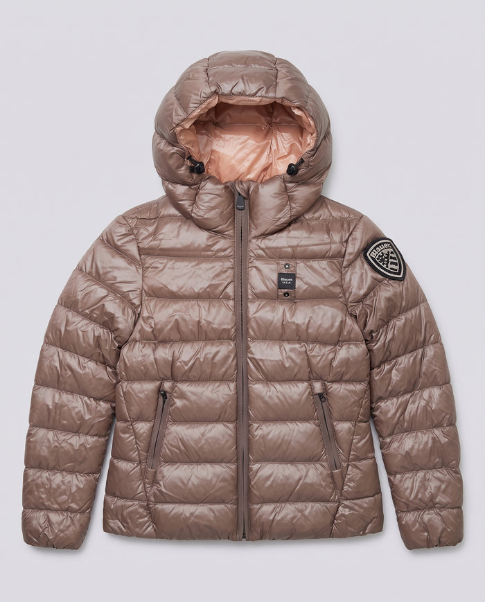 Piumino Blauer Kids rosa antico da bambina 8 anni – fronte