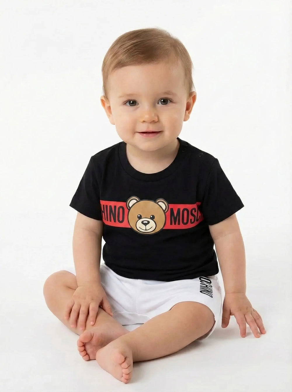 Moschino Bambino Neonato | T Shirt Logo Toy | Moschino Kids Outlet Moschino Kids Neonato