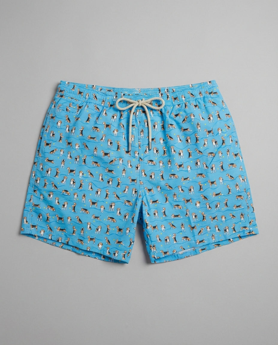 Costume Uomo Mc2 Saint Barth | Stampa Cagnolino Mc2 Saint Barth