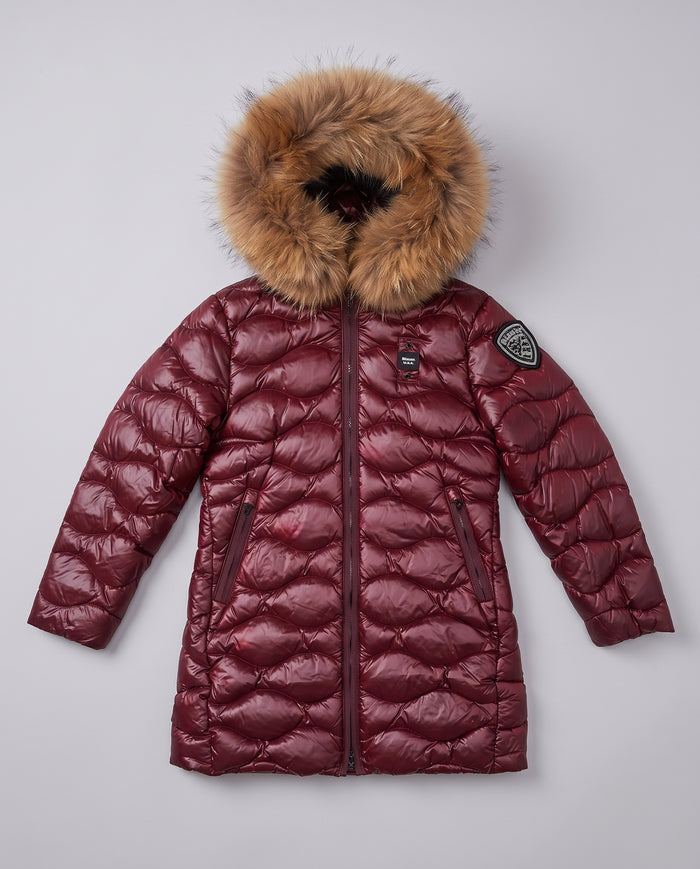 Cappotto Blauer Kids bordeaux da bambina 8 anni – fronte