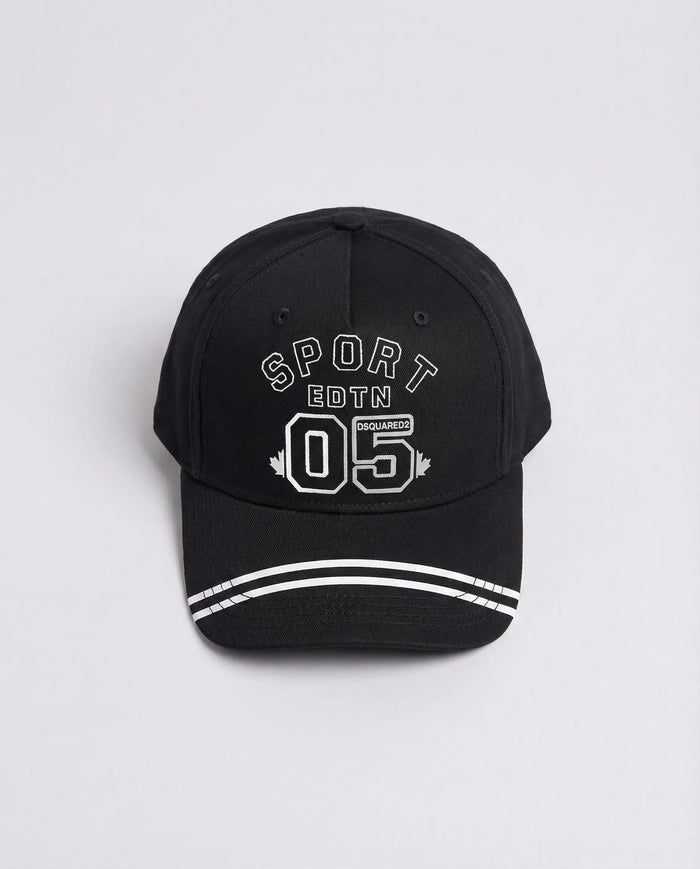 Cappello Dsquared2 | Logo Sport | Nero | Accessori Dsquared2