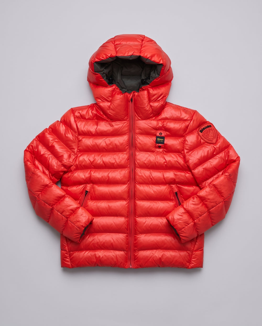 Piumino Blauer Kids rosso da bambino 8 anni – fronte