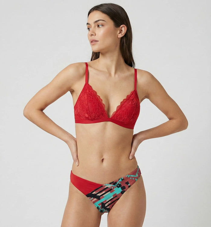 Bikini Effek | Costumi Donna | Rosso | Costume da Bagno F**K | Outlet Effek