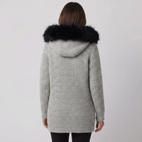 Bark Grigio con Pelliccia | Giubbotto Unisex Uomo Donna | Taglie M, L e XL Bark