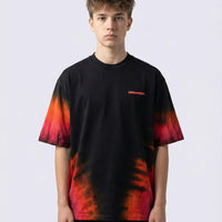 T Shirt Dsquared2 | Oversize | Tie Dye | Nero Dsquared2