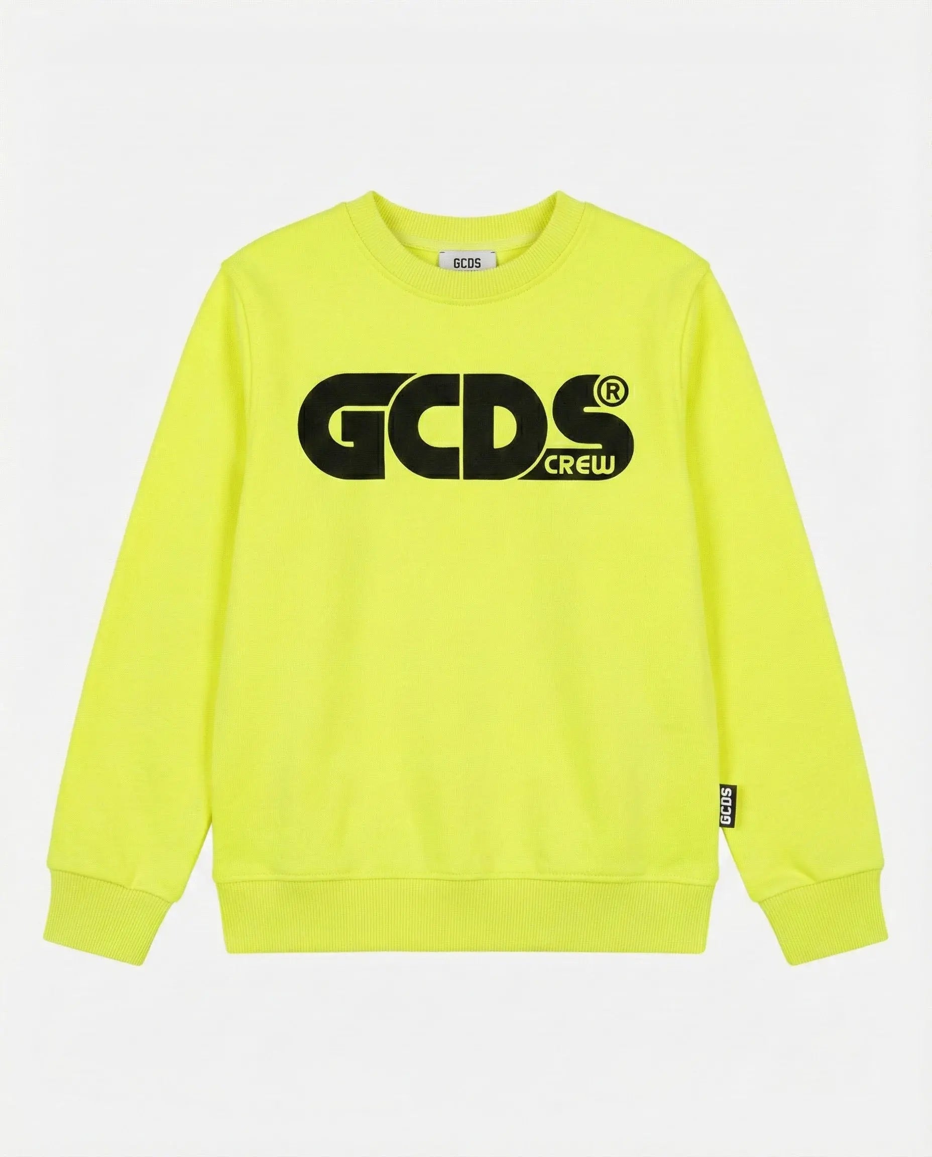 FELPA GCDS CREW FLUO LIME GCDS