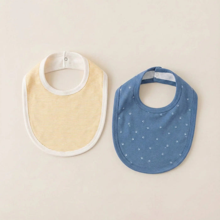 CONFEZIONE DA 2 BAVAGLINI BEBÈ IN COTONE PETIT BATEAU Petit Bateau