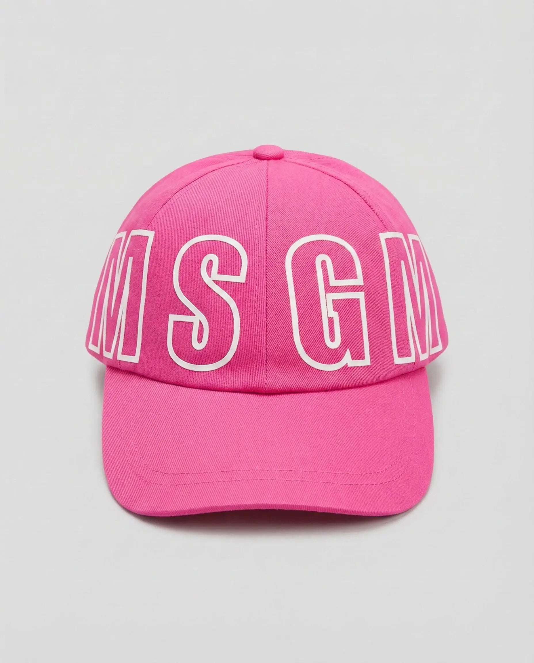 Cappello Msgm con Maxi Logo | Colore Fucsia | Accessori Outlet MSGM