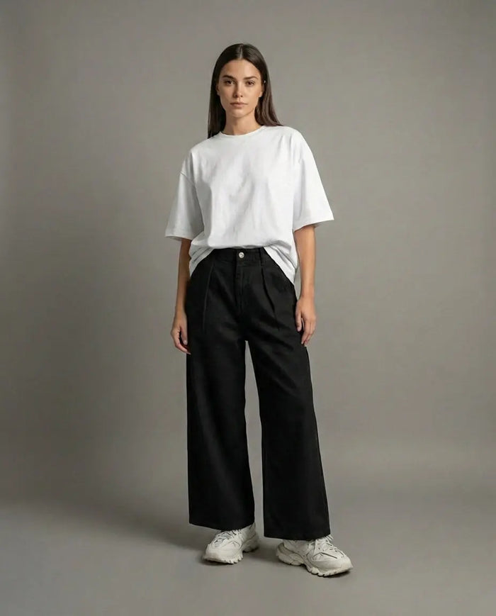 Jeans Denim Baggy Fit Donna | Mar de Margaritas Hype Outlet