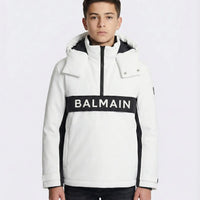 Balmain | Giacca da Sci | Modello Oversize con Logo | Bianco Balmain