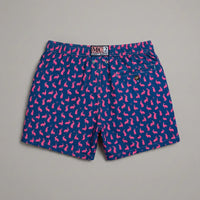 Costume Uomo Blu MC2 Saint Barth | Stampa Coniglietti Fucsia Mc2 Saint Barth