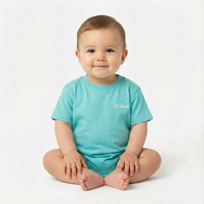 T Shirt Saint Barth Bambino | Logo | Mc2 Outlet Mc2 Saint Barth Neonato