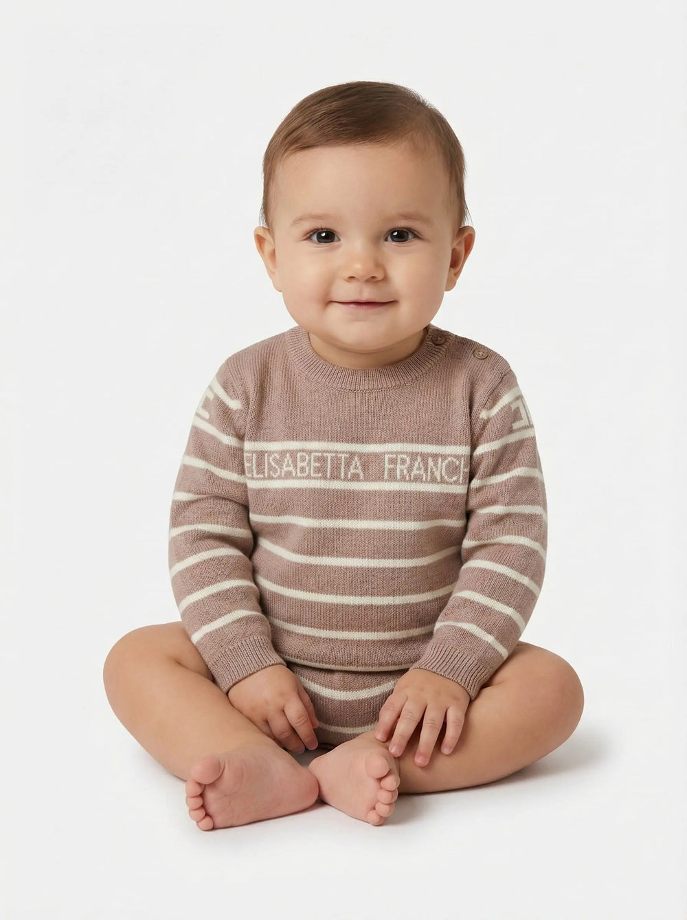 Maglioncino Neonata Elisabetta Franchi con Logo Hype Outlet