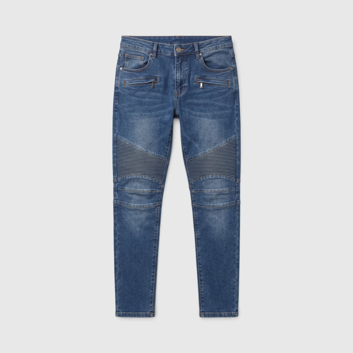 Jeans Biker con Zip Balmain Balmain