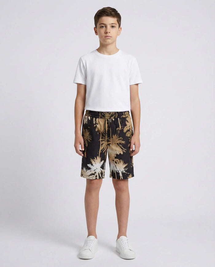 Pantaloncini Msgm | Modello Unisex | Fantasia Palm | Outlet MSGM