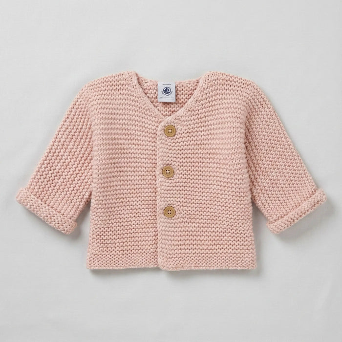 CARDIGAN IN TRICOT A PUNTO LEGACCIO PER BEBÈ PETIT BATEAU Petit Bateau