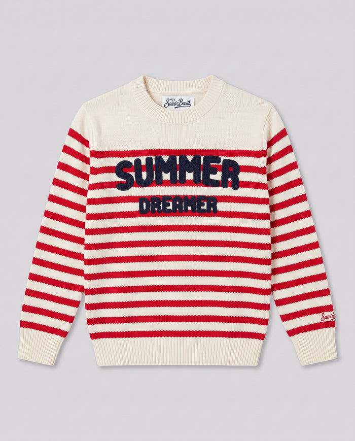 Maglione Saint Barth Kids Summer Stripes – fronte