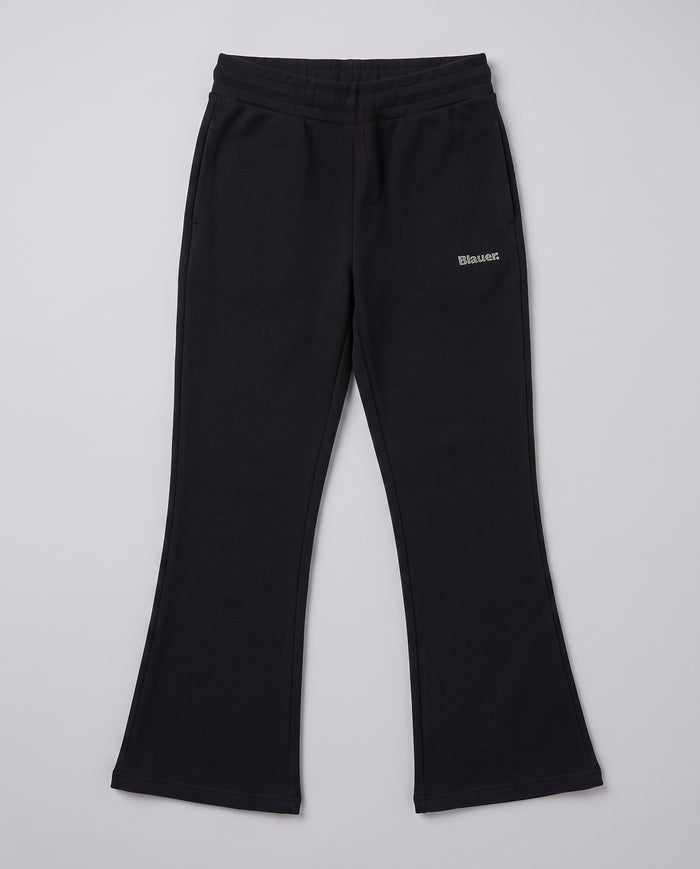 Pantaloni Blauer Kids neri da bambina 8 anni – fronte