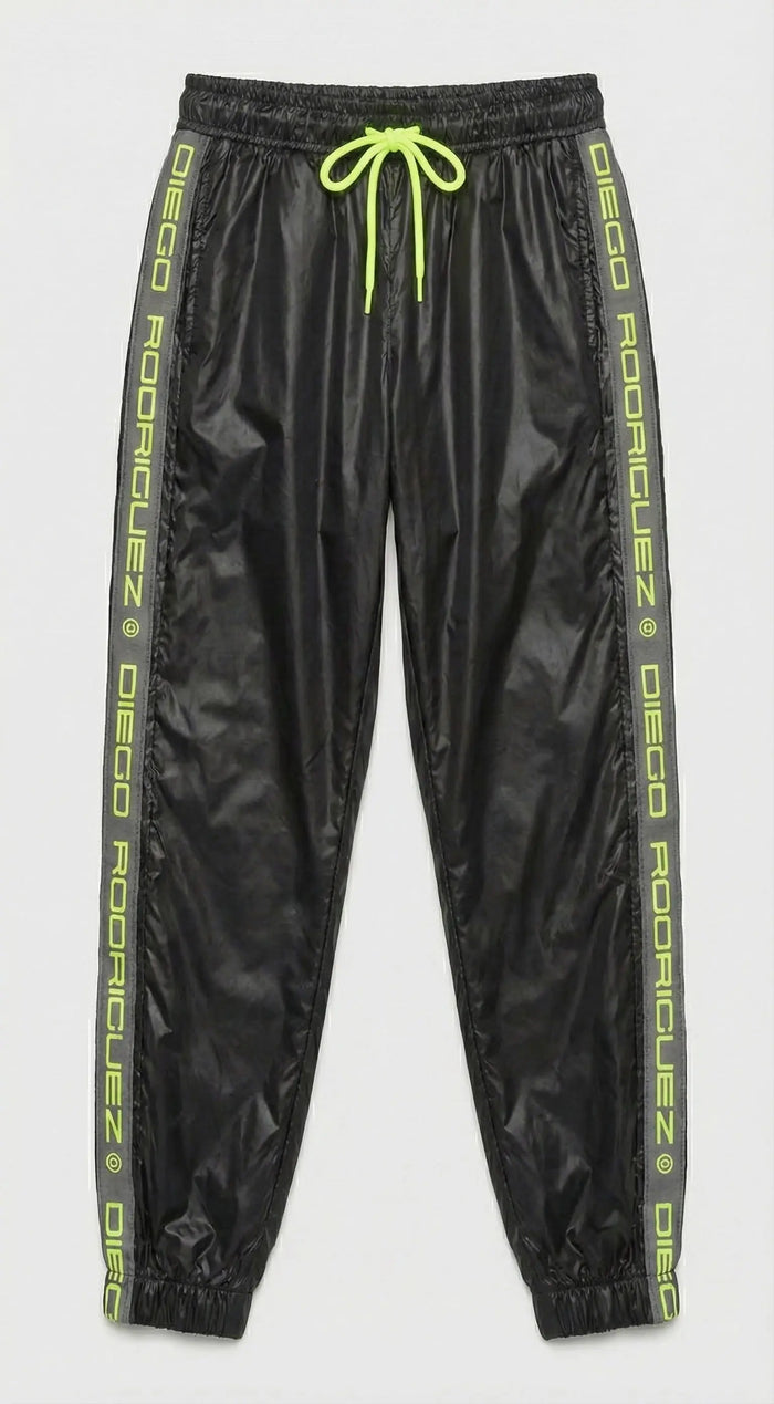 Tuta Diego Rodriguez Donna | Nylon | Banda Logo Verde Fluo Diego Rodriguez