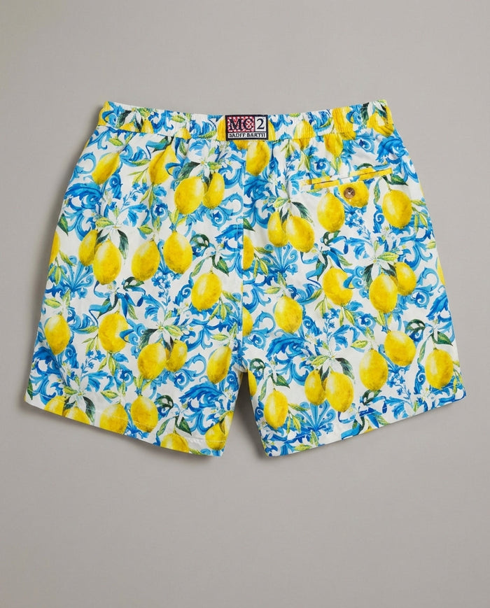 Costume Uomo Mc2 Saint Barth | Stampa Limoni Mc2 Saint Barth