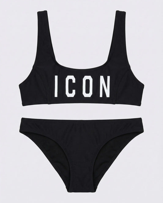 Costume Dsquared2 Icon | 2 Pezzi | Nero Dsquared2
