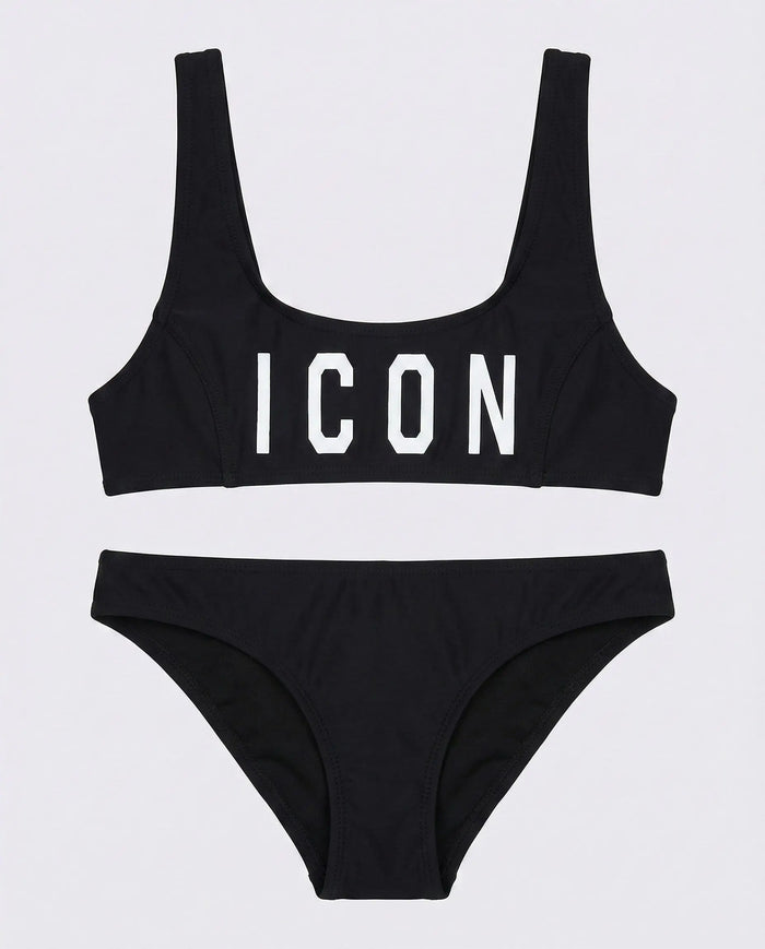 Costume Dsquared2 Icon | 2 Pezzi | Nero Dsquared2