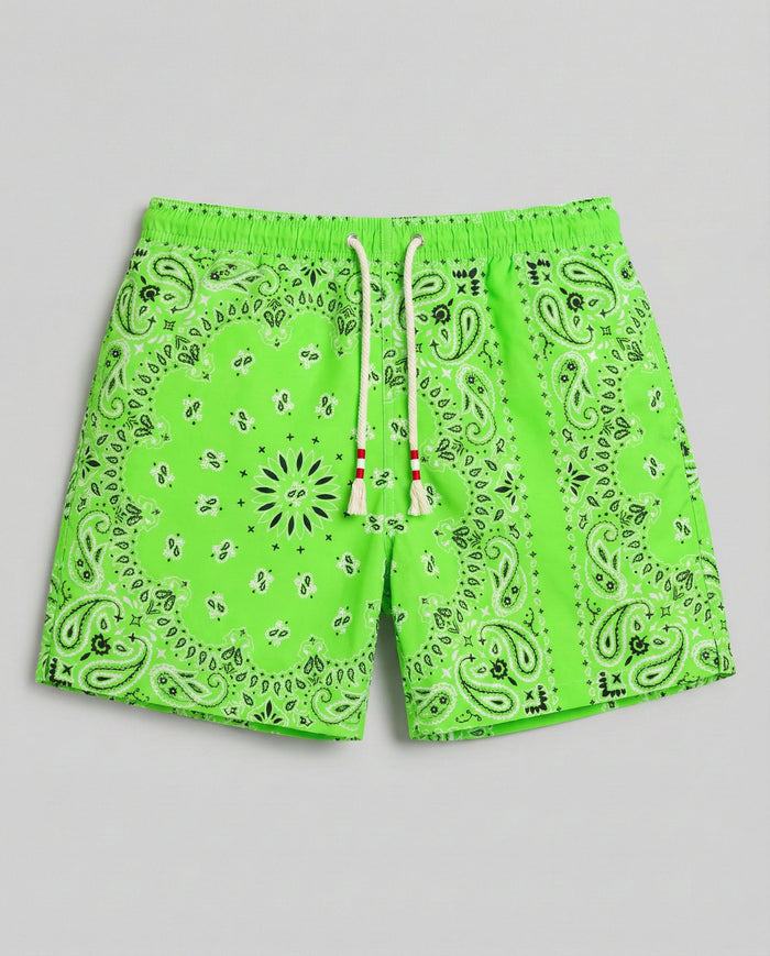 Costume Uomo Mc2 Saint Barth | Bandana Verde Mc2 Saint Barth