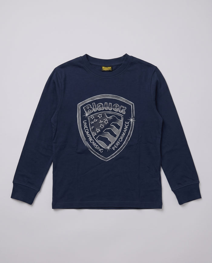 Felpa con Cappuccio Blauer Kids da bambino 8 anni – fronte