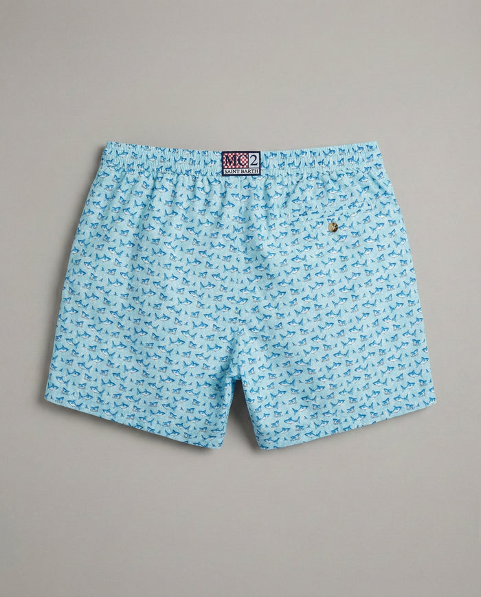 Costume Uomo Stampa Squali | Mc2 Saint Barth Mc2 Saint Barth