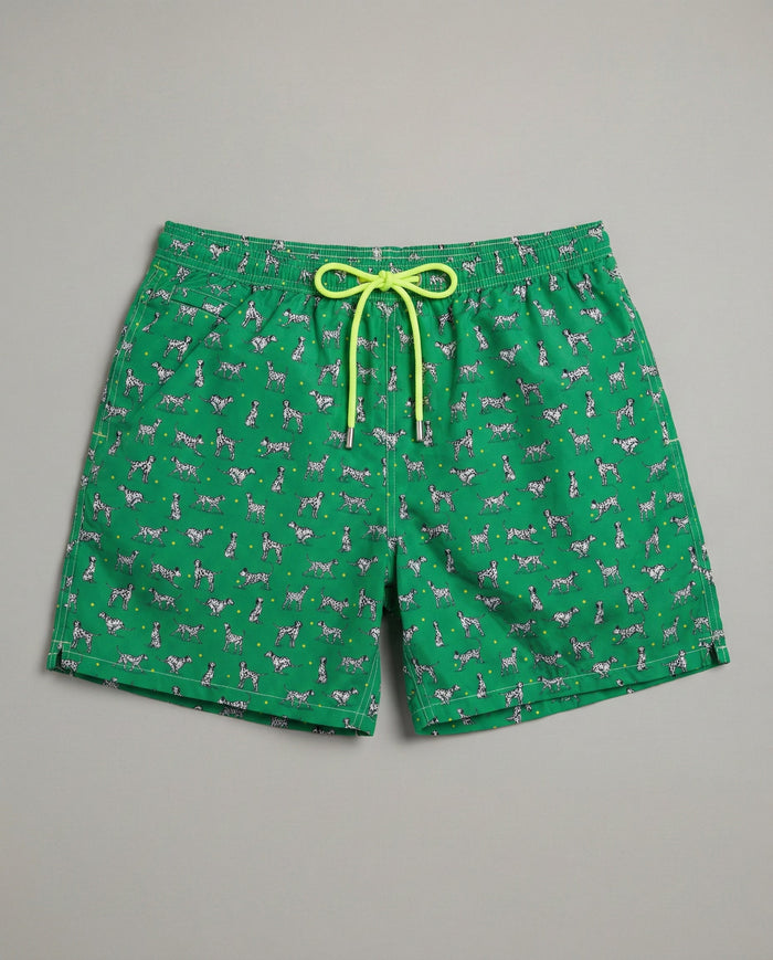 Costume Verde Uomo Mc2 Saint Barth | Stampa Dalmata Mc2 Saint Barth