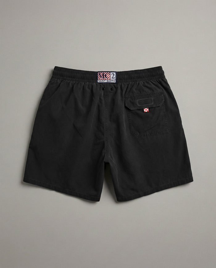 Costume Nero Mc2 Saint Barth | Logo Mc2 Saint Barth