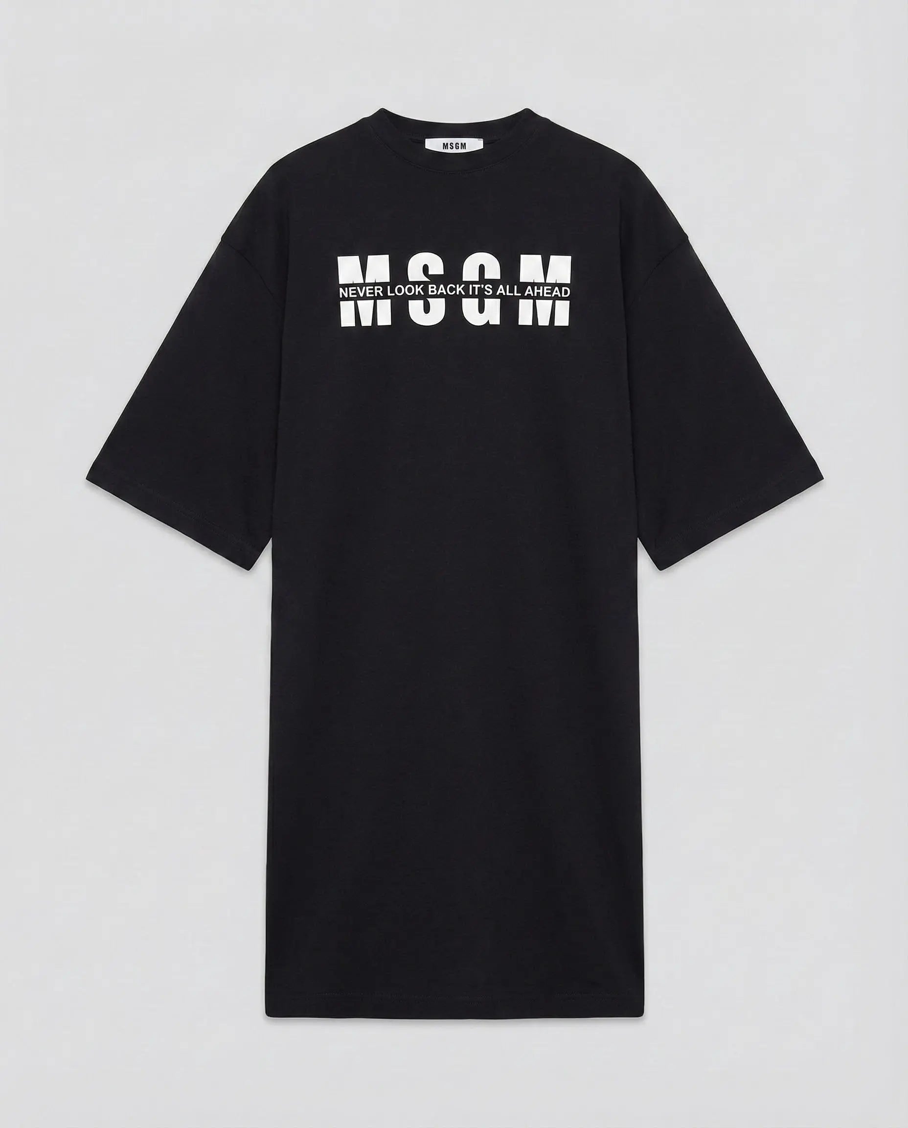 Abito Msgm Donna | Logo Msgm Frontale | Nero | Outlet MSGM